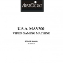 Aristocrat USA MAV 500 Video Gaming Service Manual.
