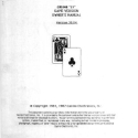 CEI Casino Electronics Inc., Casino Video 21 Version 30.04 Owner's Manual